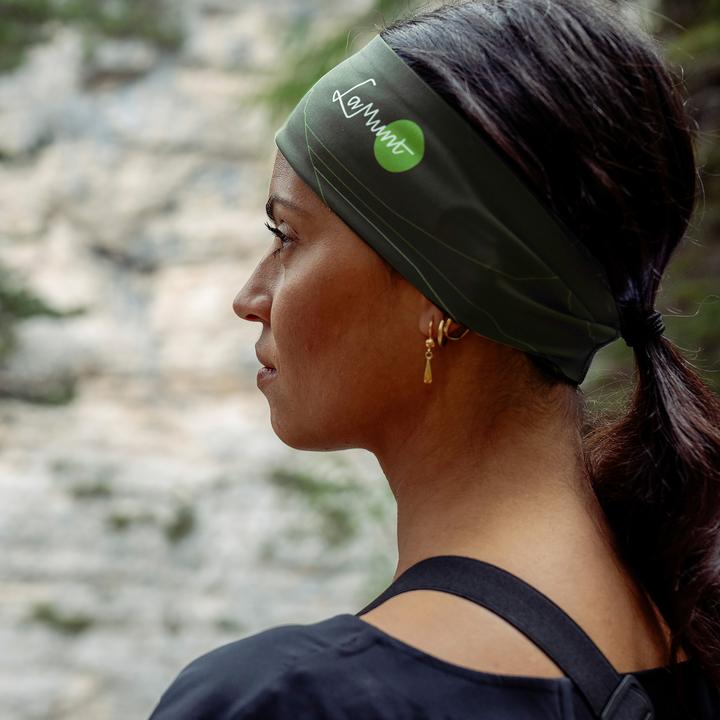 Actual product image Lamunt Testival Neuware Martha Arty Stirnband Forest Green Damen