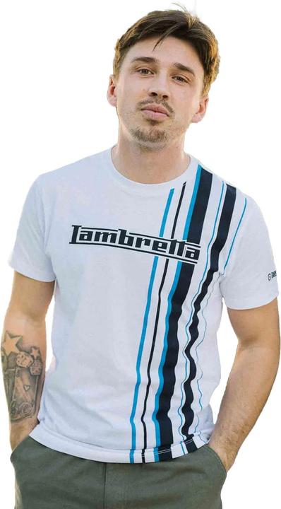 Immagine prodotto Lambretta SS25 Maglietta Striscia Da Corsa Uomo (M)