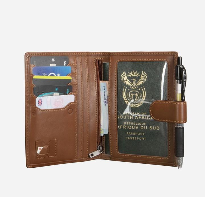Actual product image Jekyll & Hide Leather Passport Wallet
