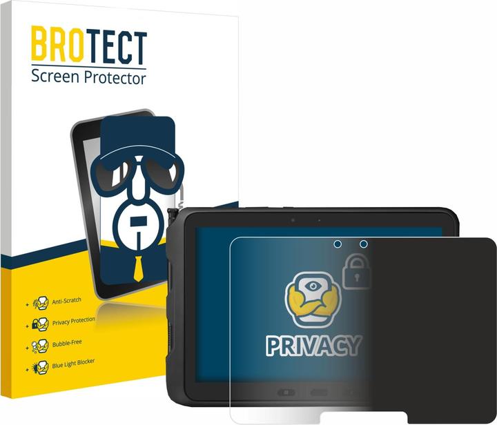 Produktbild BROTECT Sichtschutzfolie Anti-Spy Privacy Folie Blaulicht-Schutz (1 Stück, Galaxy Tab Active Pro)