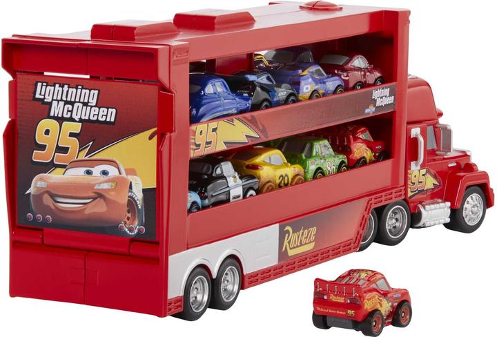 Productafbeelding Disney Cars Mini Racer Transporter Mack (incl. 1 Mini Racer)