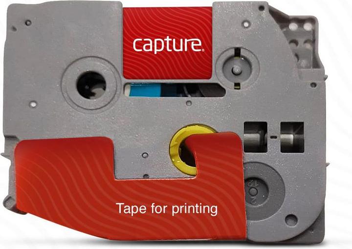 Produktbild Capture Tape Black on Yellow 9mm (7.40 cm, Gelb, Schwarz)