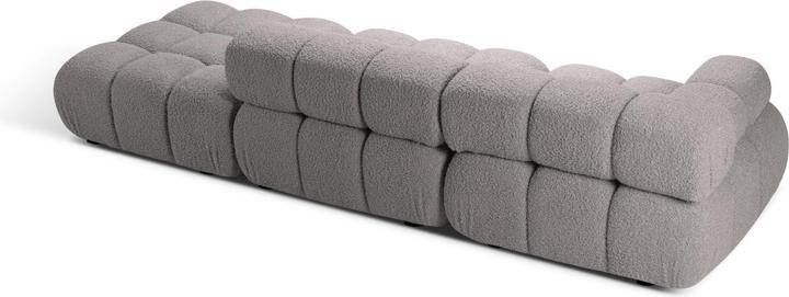 Actual product image Micadoni Velvet Left Modular Sofa, "Bellis", 4 Seats, 282x94x70 Made in Europe (2 person sofa, 3-seater, 4-seater)