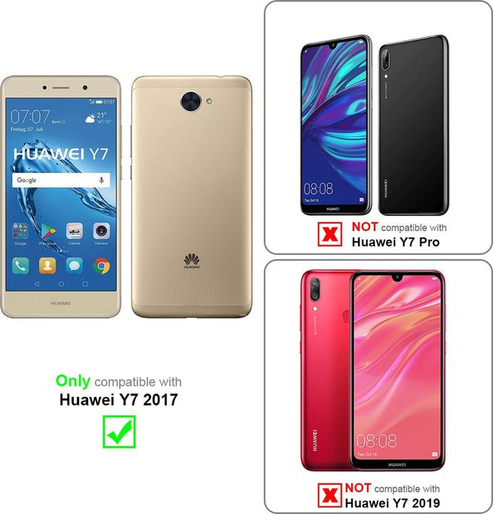 Image du produit Cadorabo Verre de protection d'écran (1 pièce(s), Huawei Y7 (2017))