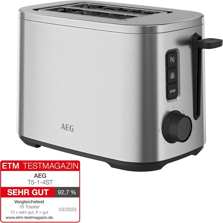 Actual product image AEG Toaster mit 7 Einstellungen und Countdown-Timer