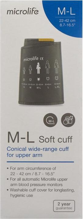 Actual product image Microlife Soft cuff 3G