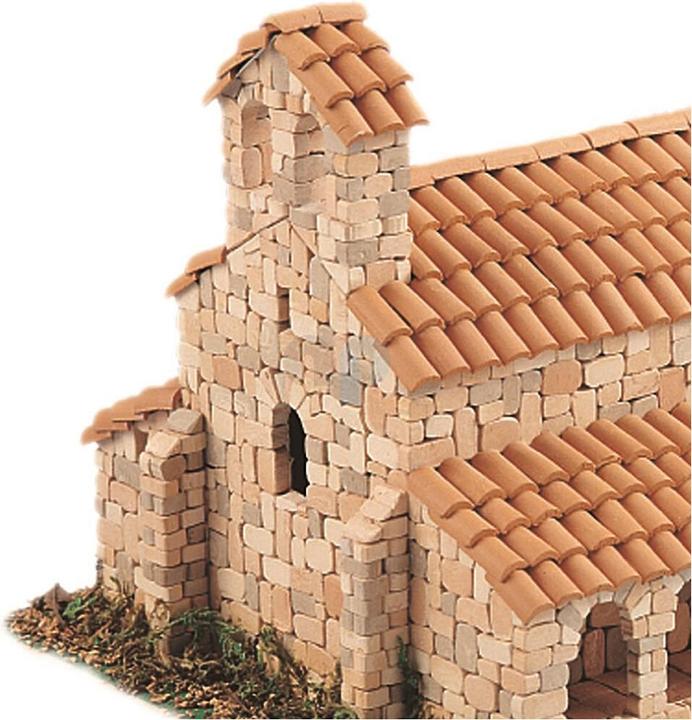 Image du produit Block Cuit. Kit maquette 3D en céramique - Église monastique romane (26 x 14 x 22 cm)