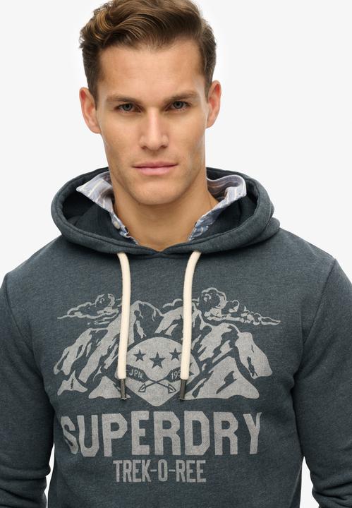 Immagine prodotto Superdry Lo-Fi Outdoor locker geschnittenes, einfarbiges Hoodie (XXL)