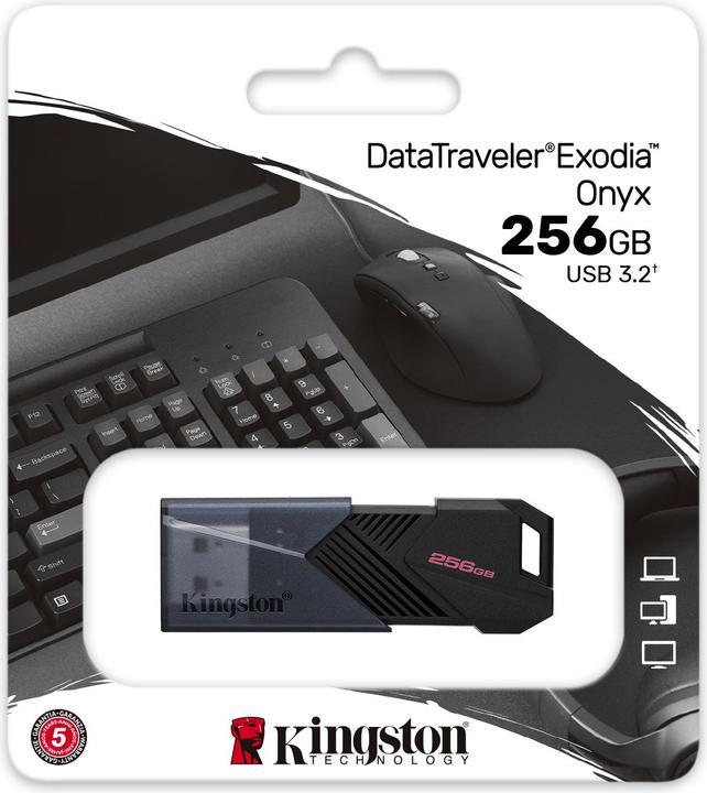 Produktbild Kingston DataTraveler Exodia Onyx (256 GB, USB-A)