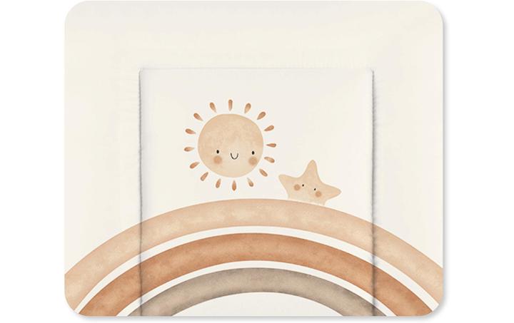 Actual product image Julius Zöllner Softy" changing mat, Sunrise (75 x 85 cm)