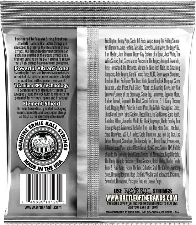 Actual product image Ernie Ball Slinky Extra (6 x, Electric guitar, 0.04")