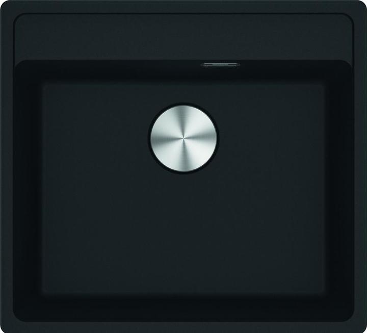 Actual product image Franke Maris MRG 610-52 TL Fragranit Black Matt 114.0658.294 (Fitted sink, 80 cm, 56 cm)