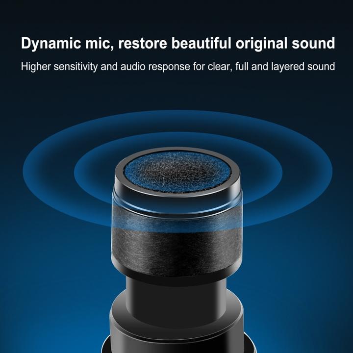 Produktbild Puluz UHF Wireless Dynamic Microphone with LED Display (Black)