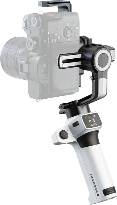 Image du produit Gudsen Gimbal pour appareil photo, caméscope, smartphone Moza AIRCROSS S (Appareil compact, Appareil photo à objectif interchangeable, Smartphone, 1.80 kg)