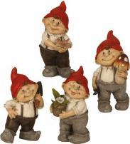 Produktbild IKO Gnome mit roter Zipfelmütze stehend h=20,5-22cm, 4