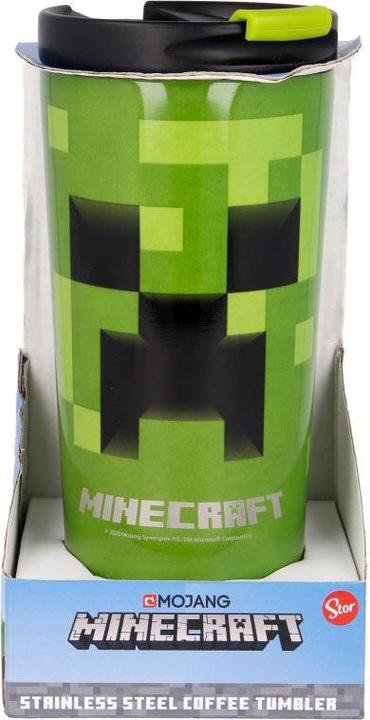 Immagine prodotto Stor Tazza per bere in acciaio inox Minecraft Creeper (0.43 l)