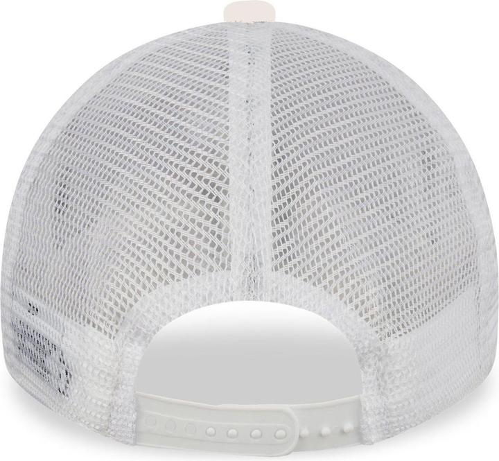 Actual product image New Era A-Frame Mesh Trucker Cap - ESSENTIAL stone beige