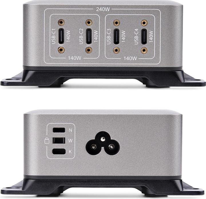 Actual product image StarTech 4-Port USB-C Charger (4 W)