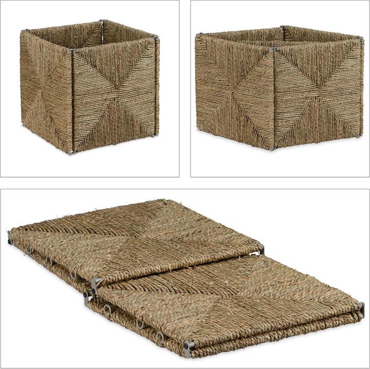 Produktbild Relaxdays Aufbewahrungskorb (1 x, 30 x 30 x 30 cm)