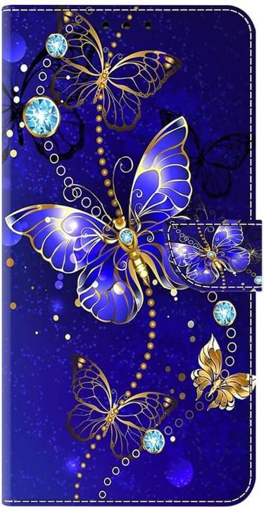 Produktbild Cover-Discount 3D-Effekt Hülle Etui Butterfly blau (Samsung Galaxy S24)