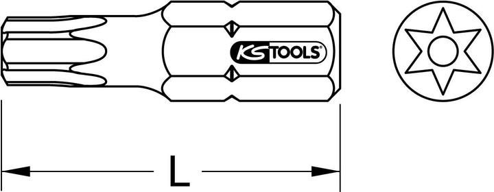 Produktbild KS Tools 1/4" Edelstahl-Bit (TB10)