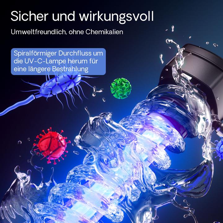 Produktbild SunSun UV-C 4500 l/h 24 W Teichklärer Vorklärgerät Wasserklärer Lichtfilter