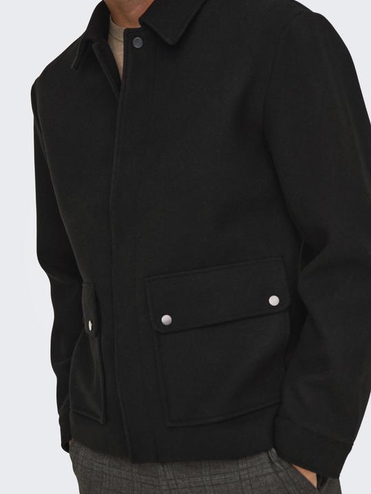 Actual product image Only & Sons Fly-away collar cuffs with button jacket jacket (XXL)
