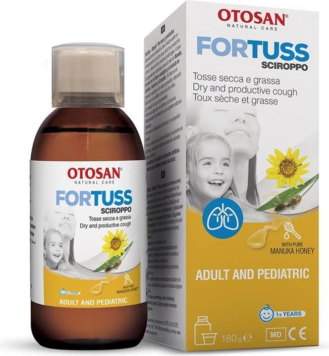 Immagine prodotto Otosan Sciroppo per la tosse ForTuss (180g) (1 Pezzo/i)