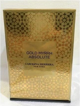 Actual product image Carolina Herrera Gold Myrrh Absolute for Women Eau de Parfum 100ml (Eau de parfum, 100 ml)