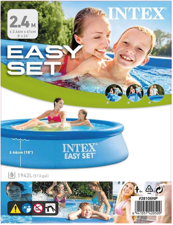Image du produit Intex Set facile (Ø 244 x 61 cm)