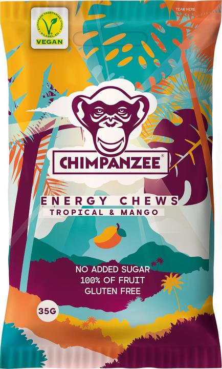 Chimpanzee Energy Chews (Tropical & Mango, 20 pcs., 700 g)