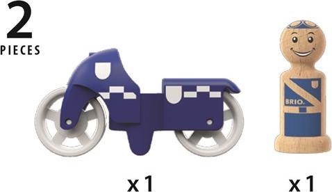 Produktbild Brio Spielfahrzeug My Home Town Polizeimotorrad