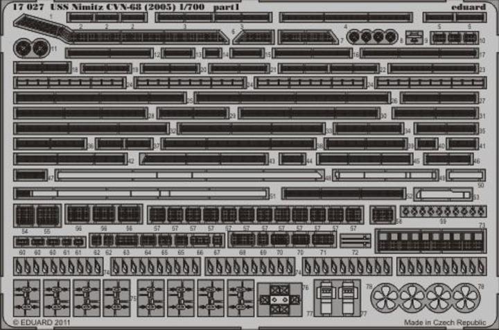 Image du produit Eduard USS Nimitz CVN-68 (2005) pour Trumpeter