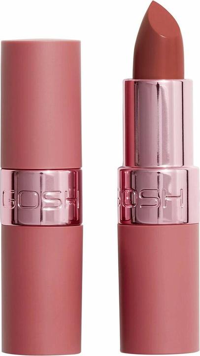 Actual product image Gosh Luxury Rose Lipstick with Light Sheen Intense Nude Shades 003 Adore (003 Adore)