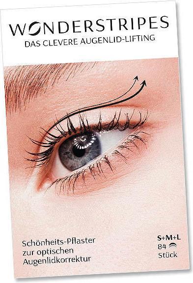 Actual product image Wonderstripes Beauty Tapes combi pack S+M+L 84 pcs. (Artificial eyelashes)