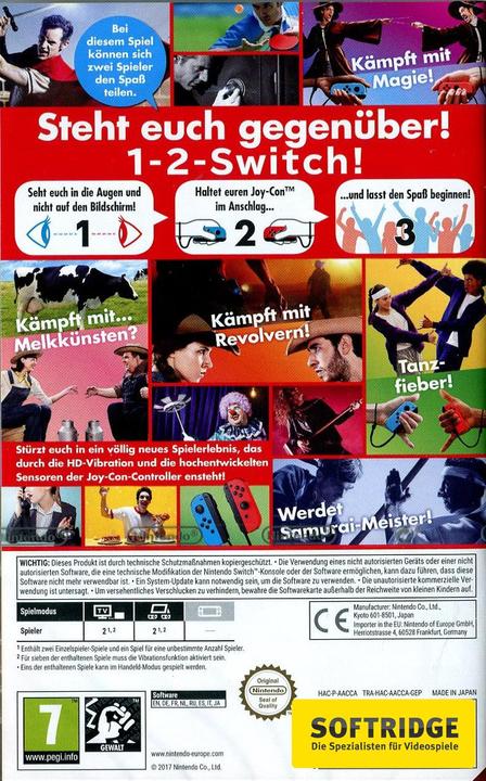 Immagine prodotto Nintendo 1, 2, Switch (Switch, Switch Lite, Switch OLED, EN, DE, IT, FR)
