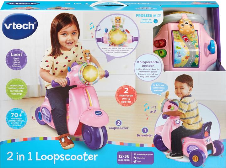 Actual product image VTech Nl 2 In 1 Walking Scooter Pink