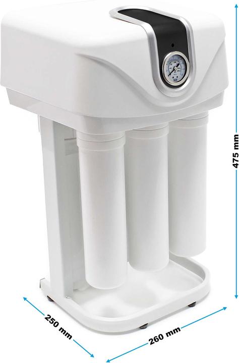 Actual product image Naturewater 5-stages reverse osmosis 180l/day NW-RO50-C01 with pump, frame, gauge, dust proof case
