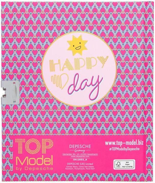 Actual product image Top Model Diary (15.5 x 18 cm, Lined, Hardcover)