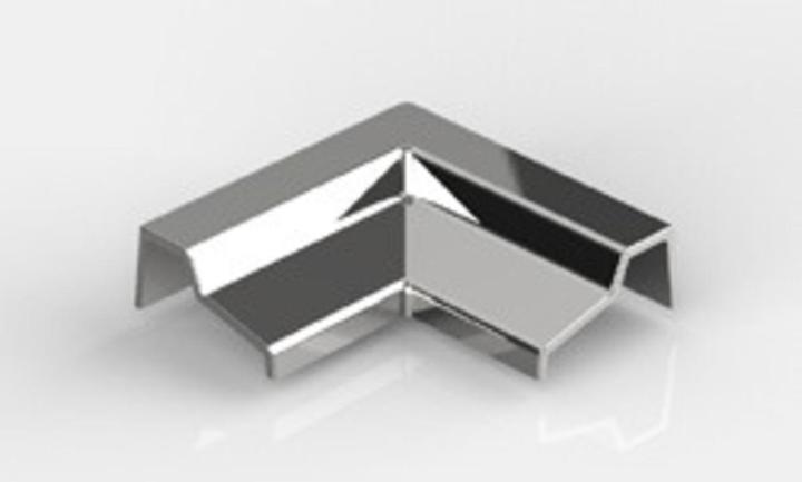 Actual product image Pauli+Sohn Eckverbinder 90°, schwarz matt