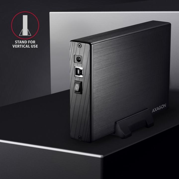Produktbild Axagon EE35-XA3 - HDD-Gehäuse - 3.5 Zoll - SATA - Serial ATA II - Serial ATA III - 5 Gb (3.5")