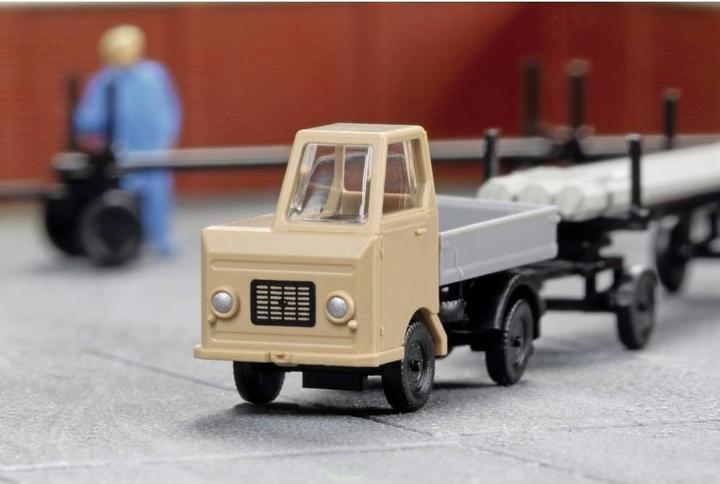 Produktbild Auhagen 44658 N Multicar M22 Pritsche mit Langmaterialanhänger