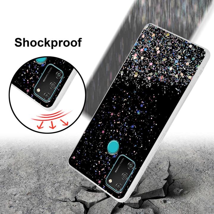 Image du produit Cadorabo Coque pour Honor 9A TPU funkelnder Glitter (Honor 9A)
