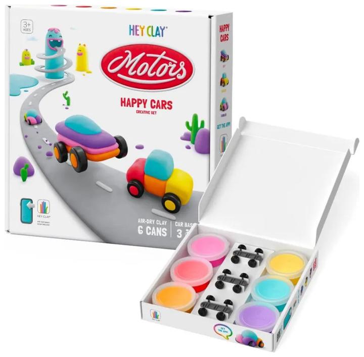 Image du produit TM Toys Hey Clay Happy Cars Set For 3+ Years 60902