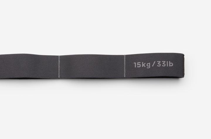 Image du produit Domyos Élastique textile de fitness, résistance forte, gris (0.21 m, Fort)