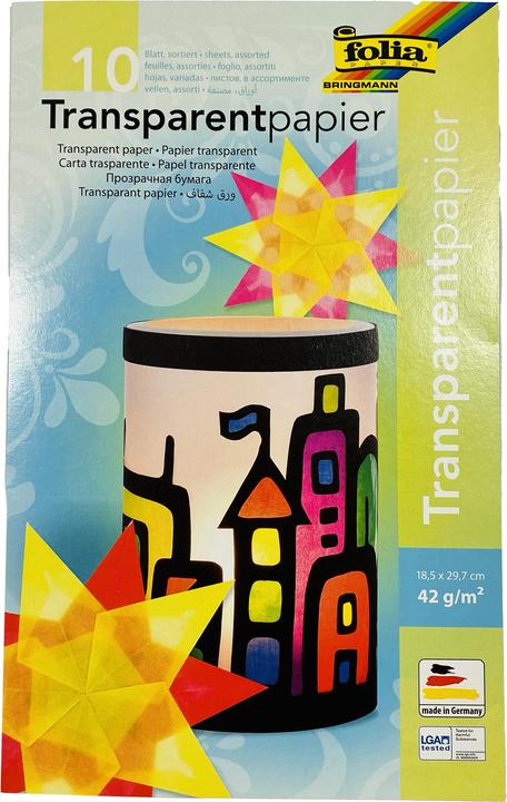Folia Transparent paper (42 g/m², 10 x)