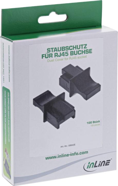 Image du produit InLine Cache-poussière pour la prise RJ45 (Module aveugle)