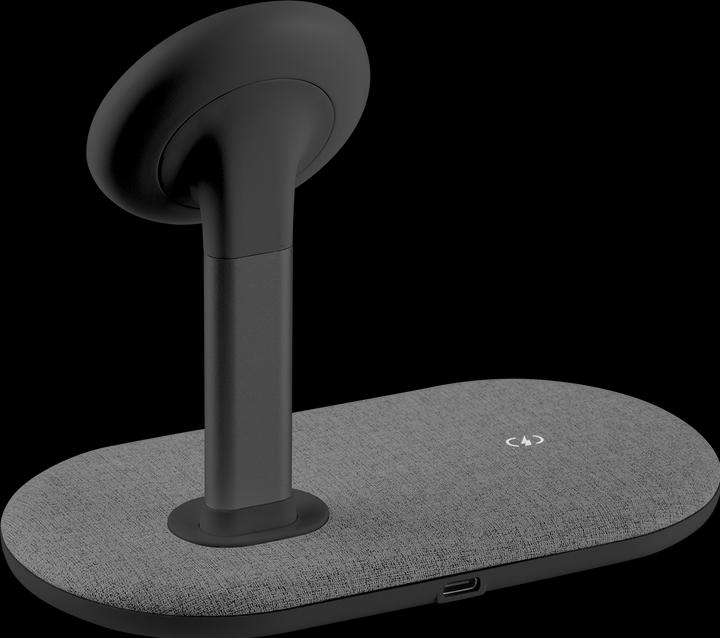 Actual product image Momax Q.MAG DUAL 15W Magnetic Wireless Charging Stand (15 W)