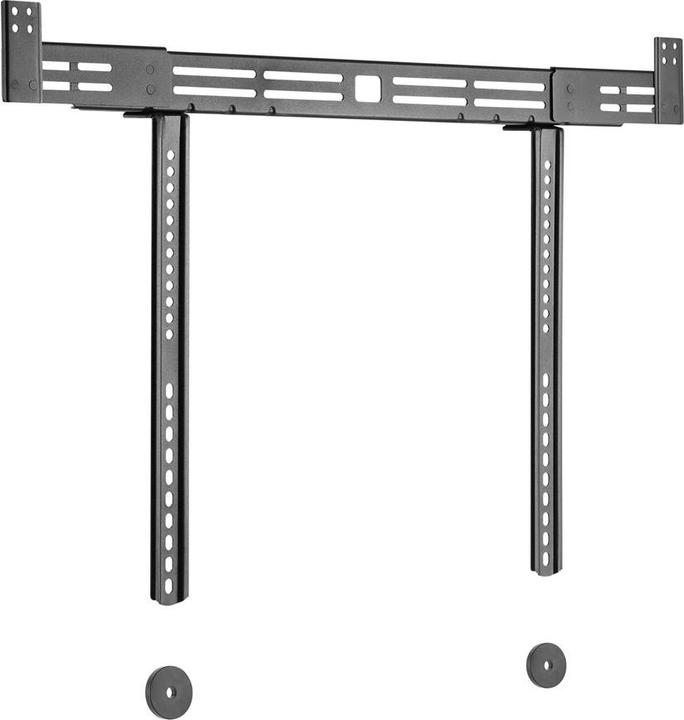 Gembird Uniwersalne stalowe uchwyty/wsporniki ścienne czarne montowane na ścianie do 10kg (1 pz., Installazione a parete)