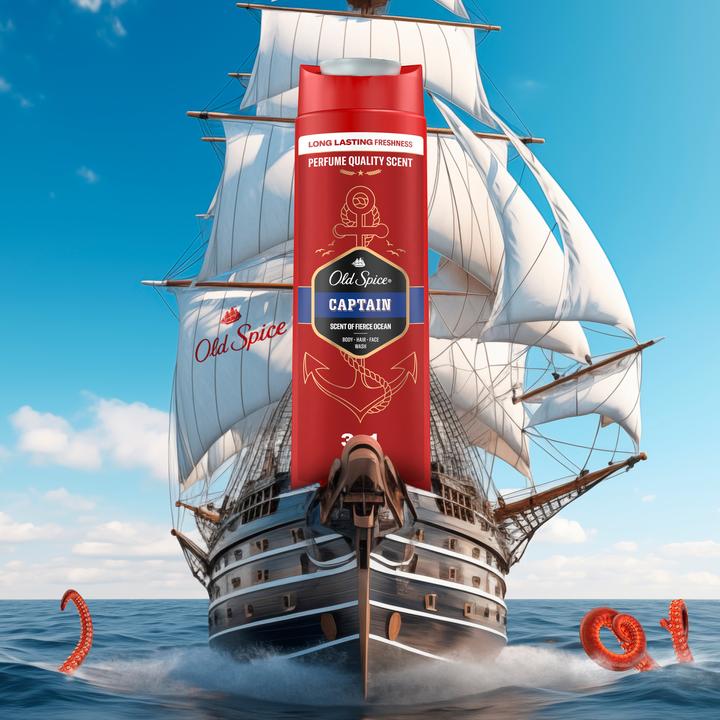 Actual product image Old Spice Captain (250 ml)